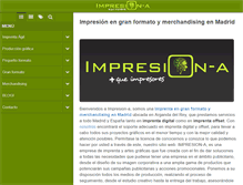 Tablet Screenshot of impresion-a.com